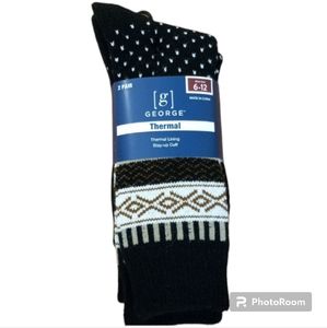 Casual thermal George Mens Socks comfy performance wear